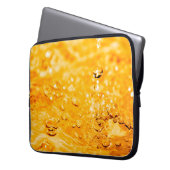 Wasserrippeln flüssige saubere Oberfläche Laptopschutzhülle (Vorderseite Links)