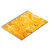 Wasserrippeln flüssige saubere Oberfläche Notizblock (Linke Seite)