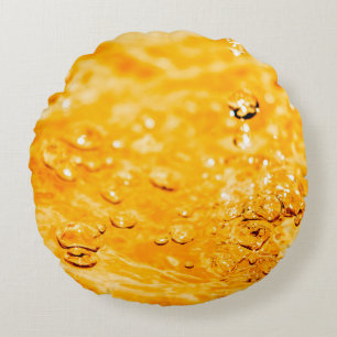 Wasserrippeln flüssige saubere Oberfläche Rundes Kissen