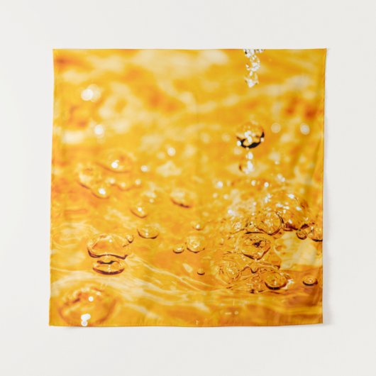 Wasserrippeln flüssige saubere Oberfläche Wandteppich (Vorderseite)