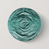 Wasserriss Aquamarin Button (Vorderseite)