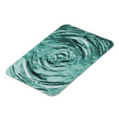 Wasserriss Aquamarin Magnet (Linke Seite)