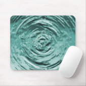 Wasserriss Aquamarin Mousepad (Mit Mouse)