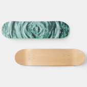 Wasserriss Aquamarin Skateboard (Horizontal)