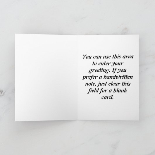 Wasserriss Lila Dankeskarte (Innenseite)