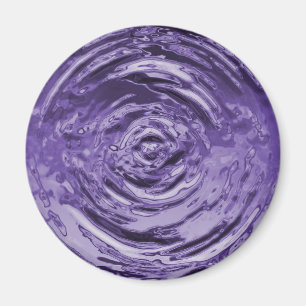 Wasserriss Lila Magnet