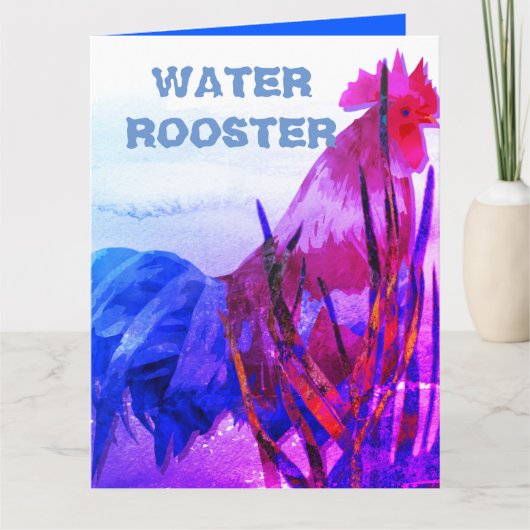 WASSERROOSTER KARTE (Vorderseite)