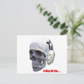 Wasserrumpf Postkarte (Stehend Vorderseite)