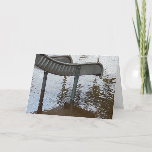 Wasserrutsche Karte (Vorderseite)