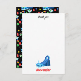 Wasserrutsche Kinder Sommer Splish Splash Geburtst Dankeskarte