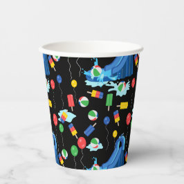 Wasserrutsche Kinder Sommerjunge Mädchen Spaß Pappbecher