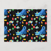 Wasserrutsche Kinder Sommerjunge Mädchen Spaß Postkarte (Vorderseite)