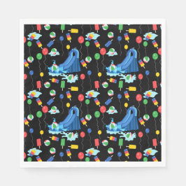 Wasserrutsche Kinder Sommerjunge Mädchen Spaß Serviette