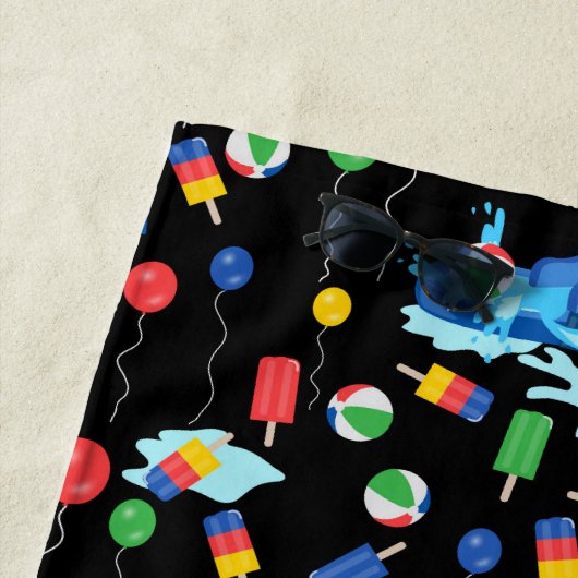 Wasserrutsche Kinder Sommerjunge Mädchen Spaß Strandtuch (Beispiel)