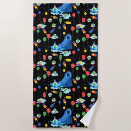 Wasserrutsche Kinder Sommerjunge Mädchen Spaß Strandtuch