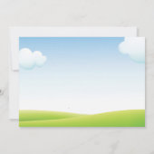 Wasserrutsche Schwimmbad Party Geburtstag Einladun Einladung (Rückseite)