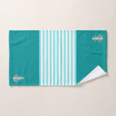 Wassersäule/Silber/Grauer Schiffsanker/Rad Badhandtuch Set (Handtuch)