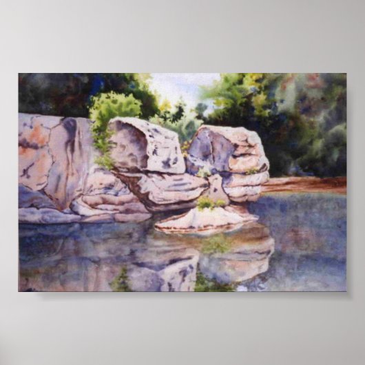 Wasserscape Mini-Poster Poster (Vorne)