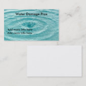 Wasserschaden-Pro Visitenkarte (Vorne/Hinten)