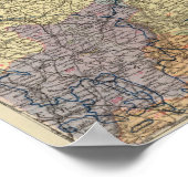 Wasserscheide England, Wales 4 Poster (Ecke)
