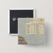 Wasserscheide Landkarte England, Wales 2 Button (Vorne & Hinten)