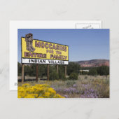 Wasserscheide, New Mexiko, Weg 66 Postkarte (Vorne/Hinten)