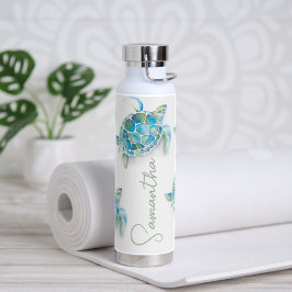 Wasserscheideflaschen mit Meeresschildkröten-Motiv Trinkflasche