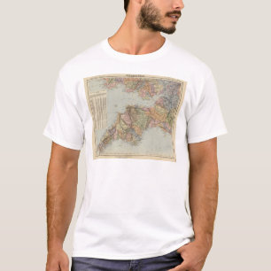 Wasserscheidekarte England, Wales 5 T-Shirt
