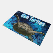 Wasserschildkröten Fußmatte (Schrägansicht)