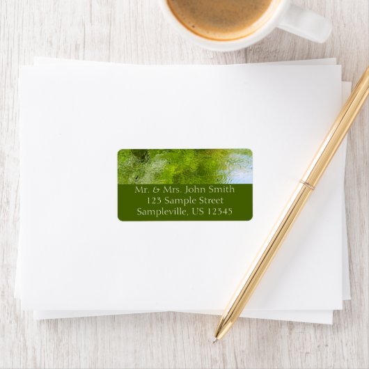 Wasserschläger im Laurel Hill Staat Park Adressaufkleber (Insitu)