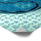 Wasserschlange Poster (Ecke)