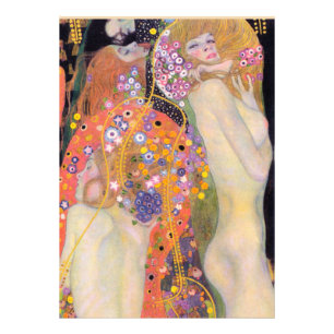 Wasserschlangen, Gustav Klimt Fotodruck