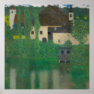 Wasserschloss — Gustav Klimt (1908-09) Poster