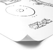 Wasserschrank - Toilettenpatent Poster (Ecke)