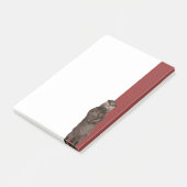 Wasserschübe beim Spielen - Niedliches Otter Post-it Klebezettel (angewinkelt)