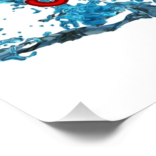 Wasserschutzleuchten Poster (Ecke)