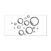 Wasserseifenblasen Gummistempel (Prägung)