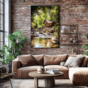 Wasserseitiges Refugium Leinwanddruck