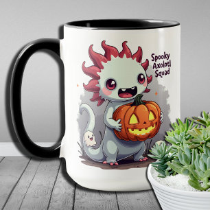 Wasserseltsamkeiten Gruselige Axolotl-Truppe Tasse