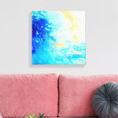 Wasserserie 2 leinwanddruck (Insitu (Wohnzimmer))