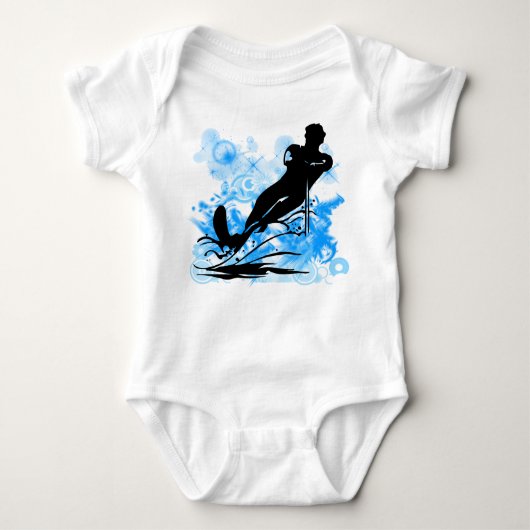 Wasserski Baby Strampler (Vorderseite)
