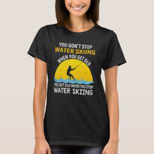 Wasserski-Designs für Männer Frauen Wasserskifahre T-Shirt