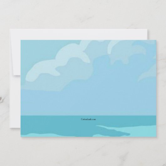 Wasserski Einladung (Rückseite)