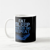 Wasserski-Enthusiast-Slogan Kaffeetasse (Links)
