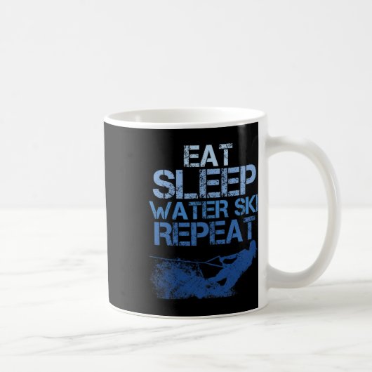 Wasserski-Enthusiast-Slogan Kaffeetasse (Rechts)