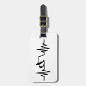 Wasserski-Frequenz Gepäckanhänger (Vorderseite vertikal)