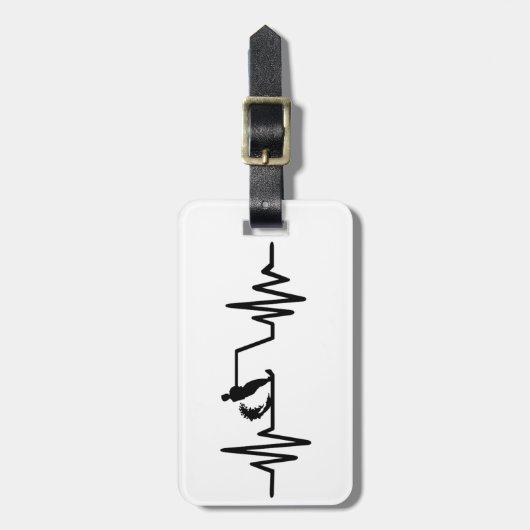 Wasserski-Frequenz Gepäckanhänger (Vorderseite vertikal)