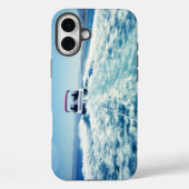 Wasserski hinter dem Geschwindigkeitsboot Horizont Case-Mate iPhone Hülle (Rückseite)
