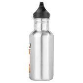 Wasserski ist mein Medikament Edelstahlflasche (Rechts)