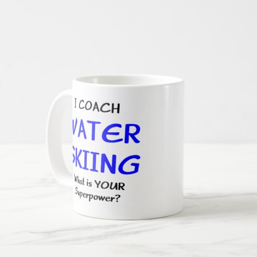 Wasserski Kaffeetasse (Vorderseite Links)